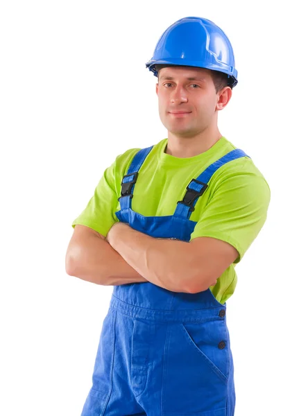 Retrato del trabajador aislado — Foto de Stock