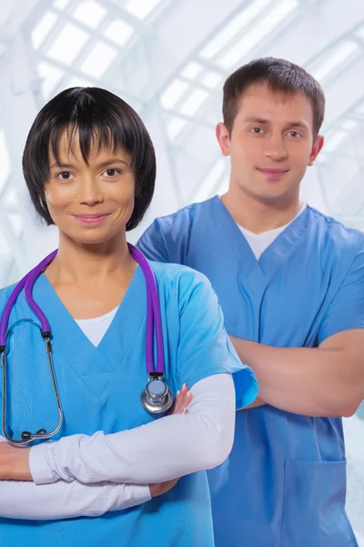 Portrait of medical workers — Stock Photo, Image