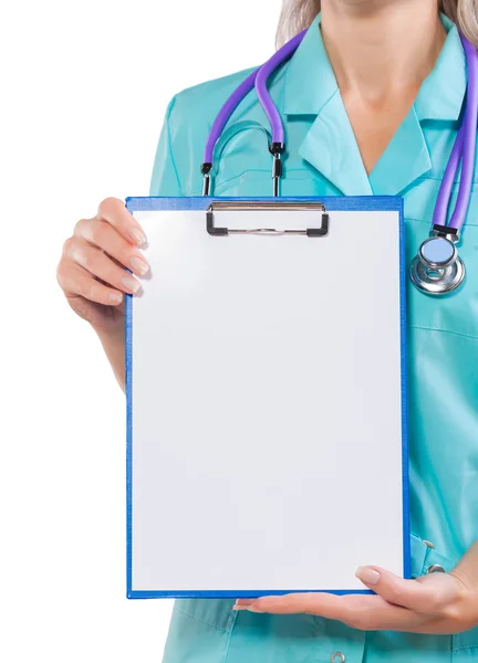 Medico con appunti — Foto Stock