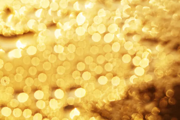 Golden bokeh background — Stock Photo, Image