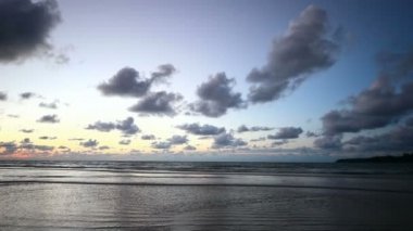 akşam tropikal deniz Panoraması
