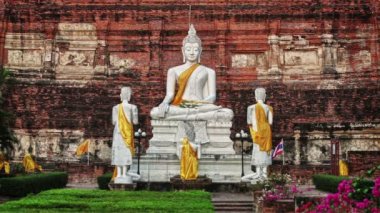 Buda wat yai chaimongkhon içinde. Tayland, ayutthaya