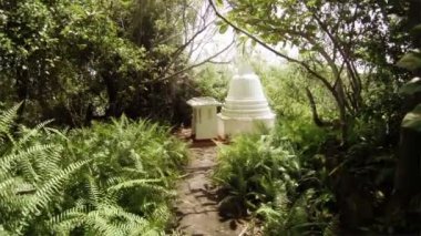 bir Budist tapınağı ormandaki küçük öğesi. Sri lanka