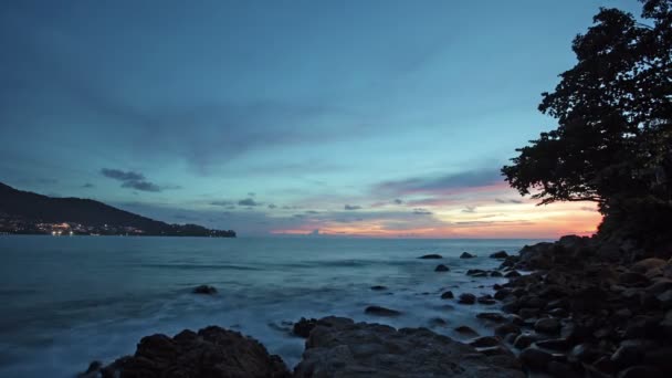 Video 1920x1080 - Surf mágico al atardecer — Vídeos de Stock