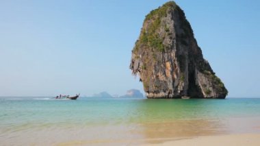 video 1920 x 1080 - railayl beach, Tayland, thailand, krabi kireçtaşı rock ile