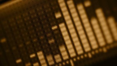 video 1920 x 1080 - eq lcd ekran yakın çekim altın tonlarda