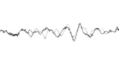 ses dalgalarının elektronik ekran loopable video 1920 x 1080 - grafik ekran