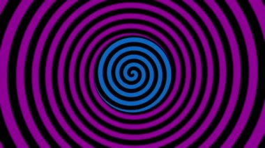loopable video 1920 x 1080 - renk sarmal döner. hipnoz için animasyon