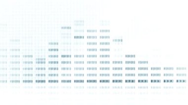 video 1920 x 1080 - ekrandaki ses düzeyi göstergesi. mavi müzik ekolayzır