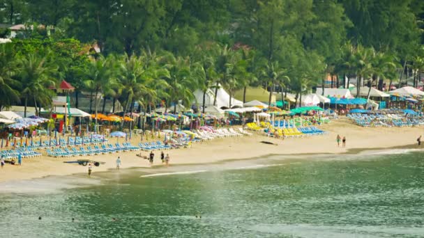 1920 x 1080 video - Thajsko, phuket, kamala beach. zahájení turistické sezóny — Stock video