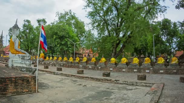 Vidéo 1080p - Wat Yai Chai Mongkol, Thaïlande, Ayuthaya — Video