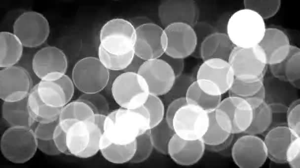 Video 1920 x 1080 - bluredmonochrome světla a jiskry - loopable abstraktní pozadí — Stock video