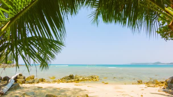 Vidéo 1920x1080 - Plage tropicale sans personne. Thaïlande — Video