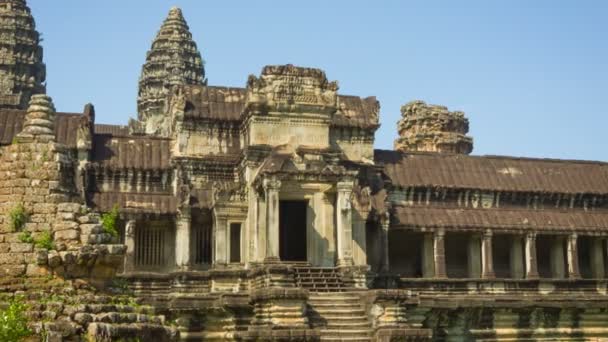 Vidéo 1080p - Ruines de l'ancien temple au Cambodge. Angkor Wat — Video