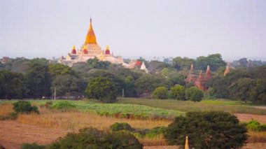 video 1080p - görünüm ananda tapınak bulunan bagan, myanmar