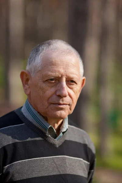 Retrato de homem 73 anos — Fotografia de Stock