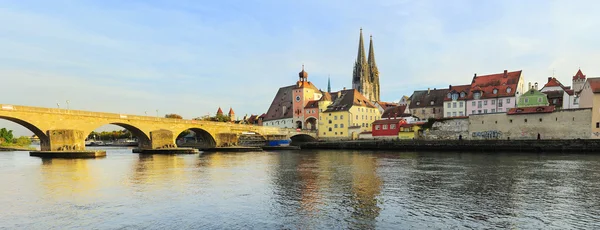 Regensburg panoráma — Stock Fotó