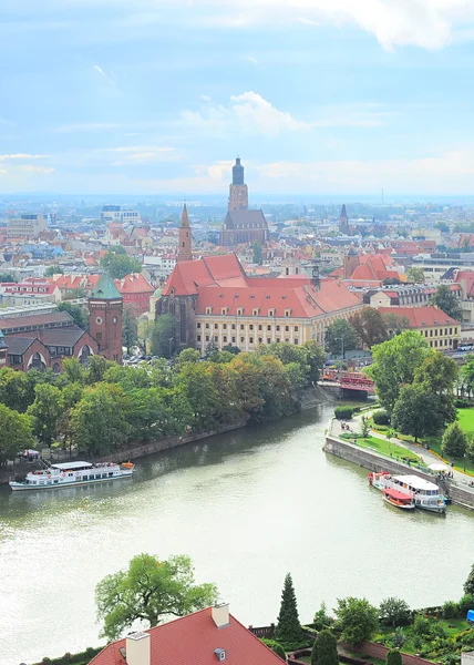 Wroclaw manzarası — Stok fotoğraf