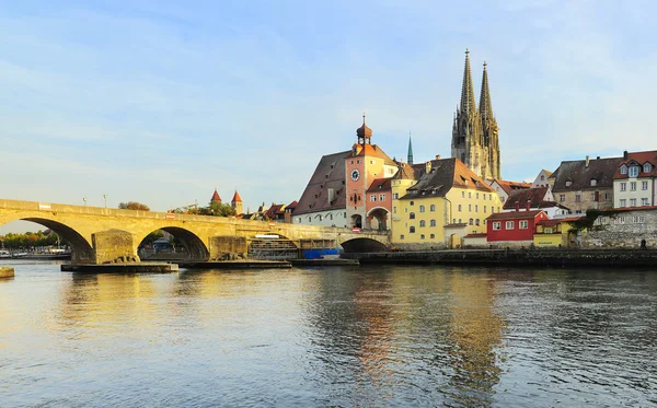 Regensburg panorama — Stok fotoğraf