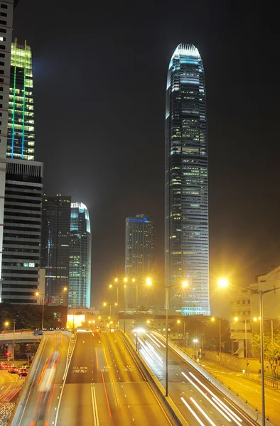 Geceleyin Hong Kong — Stok fotoğraf