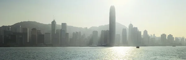 Hong kong im Gegenlicht — Stockfoto