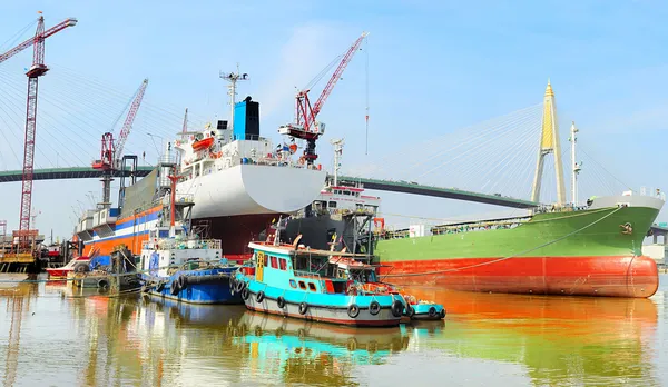 Shipyard — Stock Photo, Image