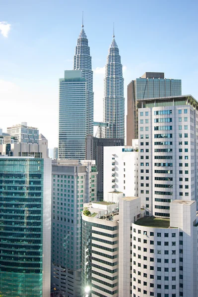 Kuala lumpur skyskrapor — Stockfoto
