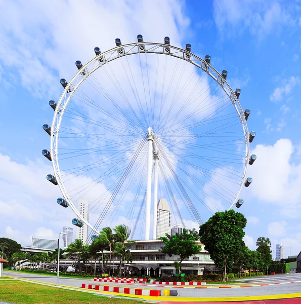 Сингапурское колесо обозрения — стоковое фото