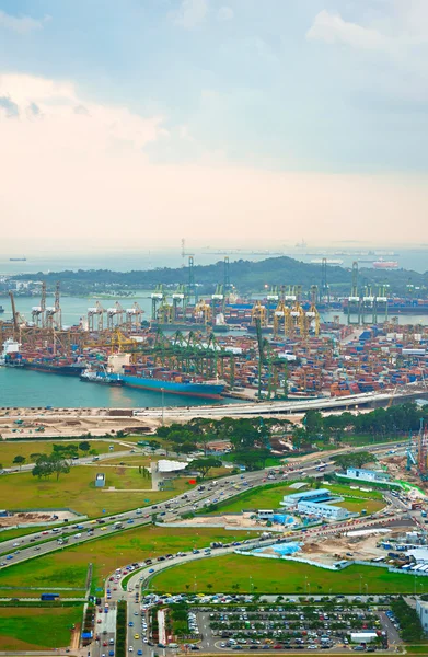 Singapore's port — Zdjęcie stockowe