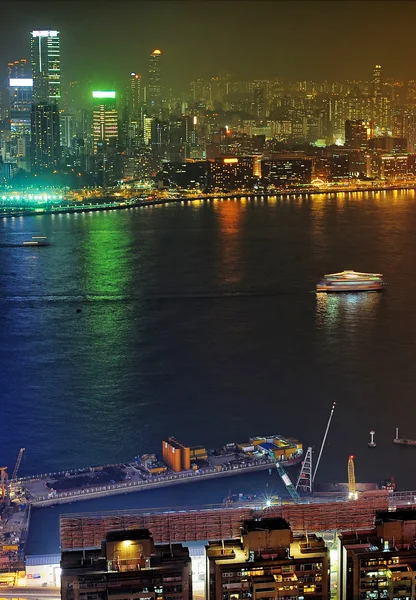Kowloon en la noche —  Fotos de Stock