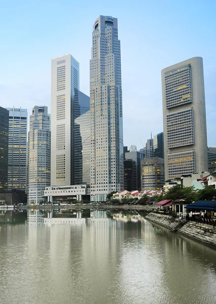 Singapore bij dageraad — Stockfoto