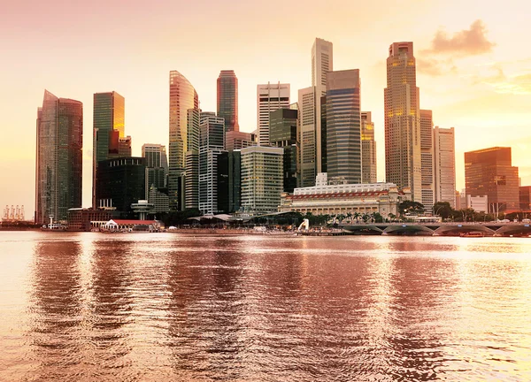 Singapore centrum weergave — Stockfoto