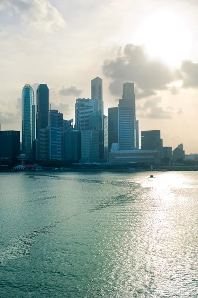 Singapur puesta de sol — Foto de Stock