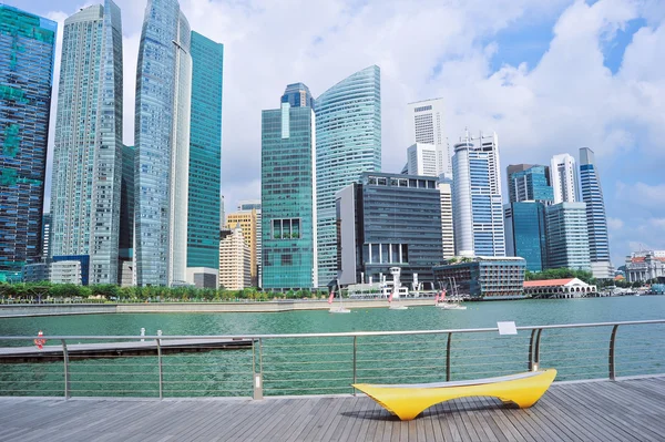 Singapore embankment — Stock Photo, Image