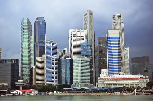 Бурхлива Сінгапуру — стокове фото