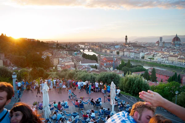 Florença turística — Fotografia de Stock