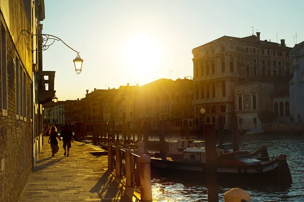 Zonsondergang in Venetië — Stockfoto