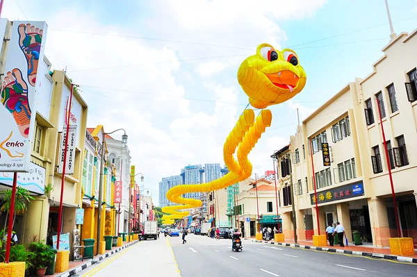 Singapur Chinatown street — Foto de Stock