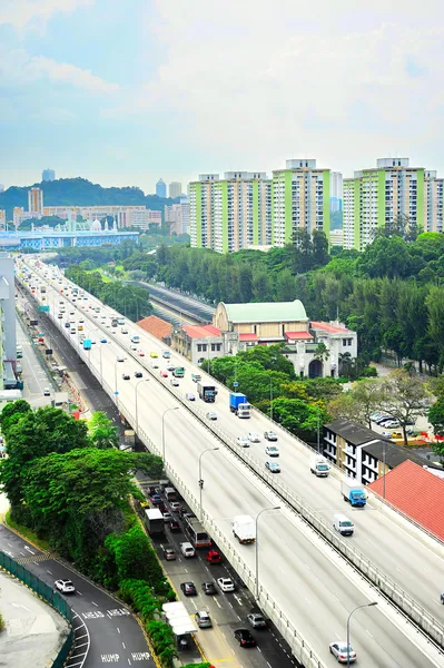 Singapur yollar — Stok fotoğraf