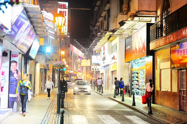 Macao Merkezi street — Stok fotoğraf