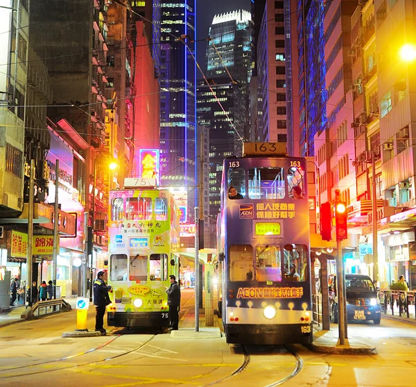 Hong kong tramvay — Stok fotoğraf