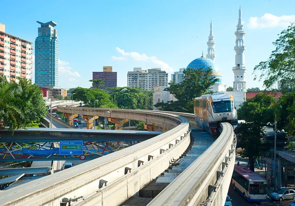 Kuala Lumpur monorail — Stockfoto