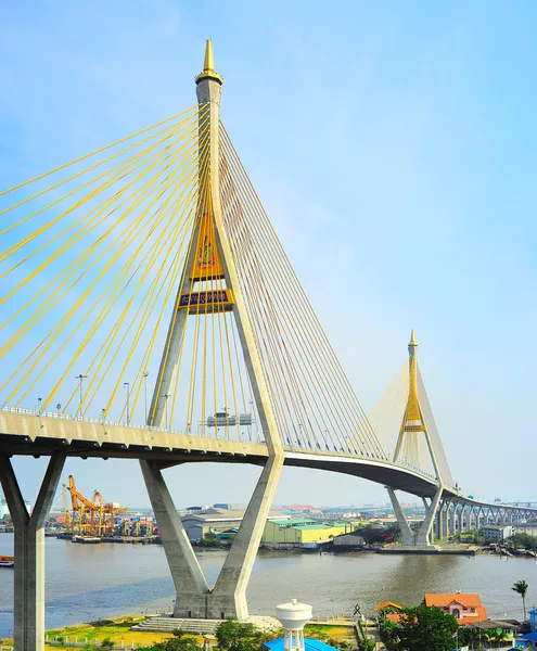 Industrielle Ringstraßenbrücke — Stockfoto