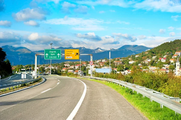 Autostrada in Croazia — Foto Stock