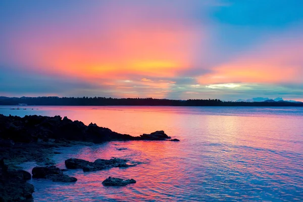 Philippines sunset Stock Image
