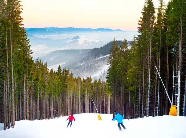 Lyžařské středisko Bukovel — Stock fotografie