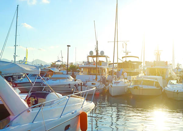 Luxe jachten in cannes — Stockfoto