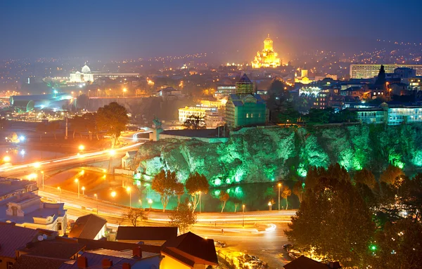 Skyline Tbilisi — Foto de Stock