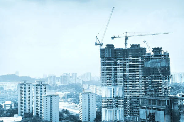 Singapore construction — Stock Photo, Image