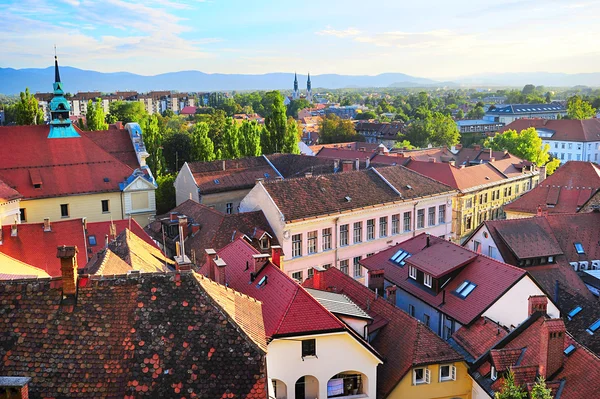 Panorama Lublana — Zdjęcie stockowe